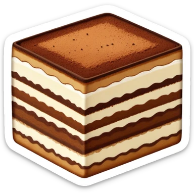 tiramisu slice sticker