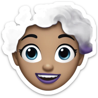 ursula from little mermaid sticker