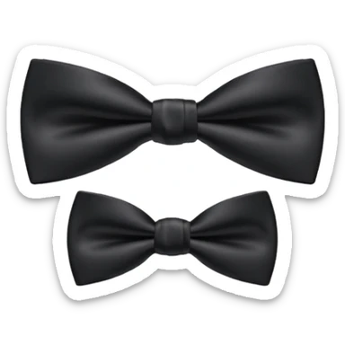 black bow tie  sticker
