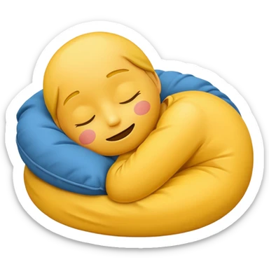sleeping emoji sticker