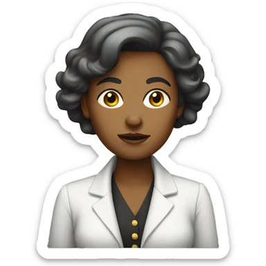 Bossy class lady sticker