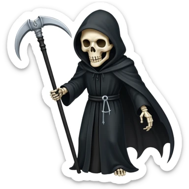 The Grim Reaper sticker