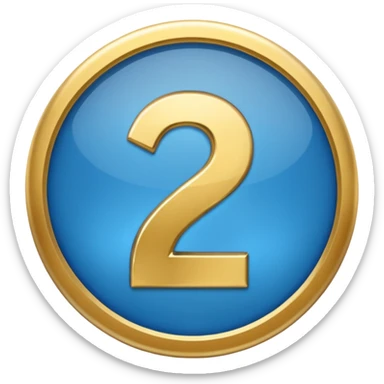 Create an emoji for squad number 2.
This is the best squad, with the most performance, power and knowledge

Make it like an iphone emoji
I want an emoji style to it sticker