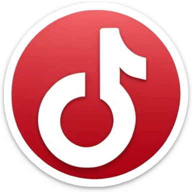 Tik tok logo normal sticker