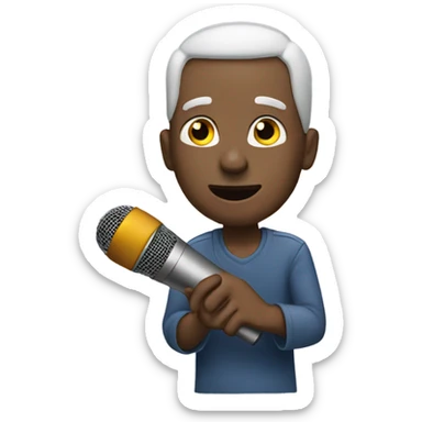 Passing the mic sticker