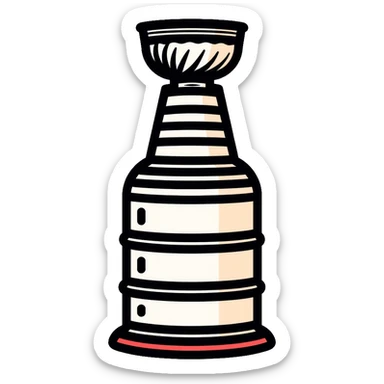NHL Stanley Cup hockey championship trophy sticker