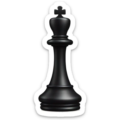 chess pawn with sheil sticker
