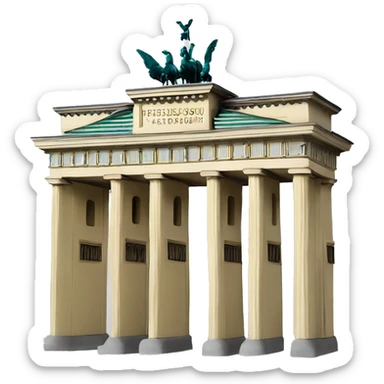 Brandenburg Gate Berlin sticker