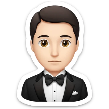 Fancy expensive sophisticated butler  sticker