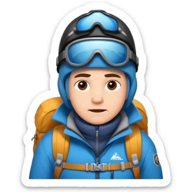 Inoxtag en haut de l’everest  sticker