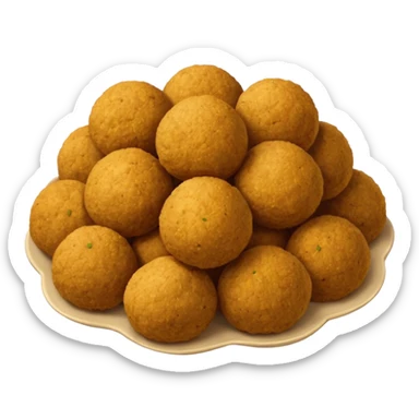 falafel ball pile sticker