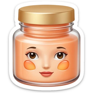 The makeup cream only has a cream form. sticker