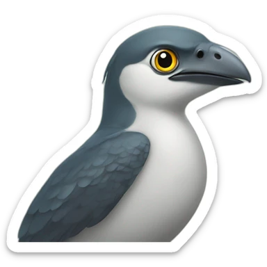 Ornithorynque avec 1 œil sticker