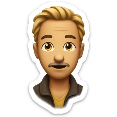 🤭 emoji but a side eye instead of a smile sticker