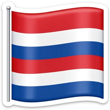 Sealand official flag simple sticker