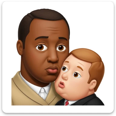 P diddy kissing peter griffin sticker