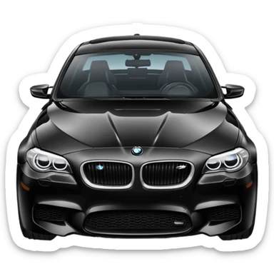 BMW M5 black sticker