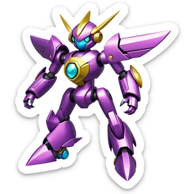 Shiny Fakemon-Pokemon-Digimon-Spectrobes-Medabot-fusion, full body sticker