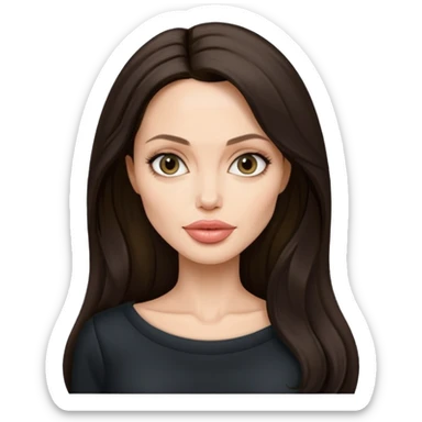 Angelina Jolie up to the waist sticker