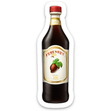 bottle of fernet branca sticker