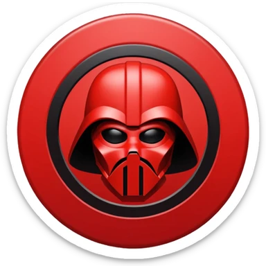 i want a red sith empire . roblox clan based imagine were the logo is a red cirlce with differet desings in it sticker