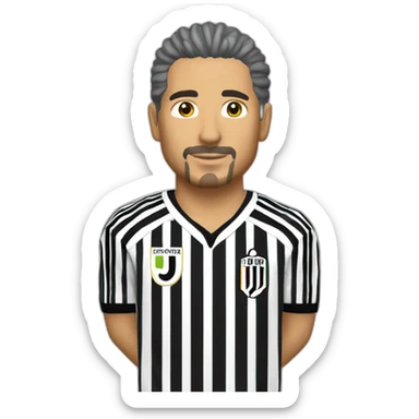 Roberto Baggio Juventus kit sticker
