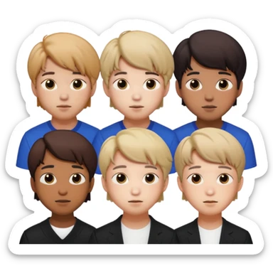 BTS 7 people sticker