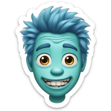 Sully from monsters inc sticker