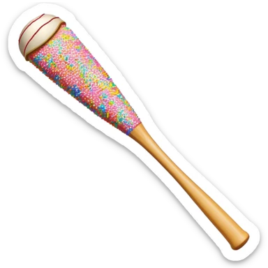 Sprinkles baseball bat sticker