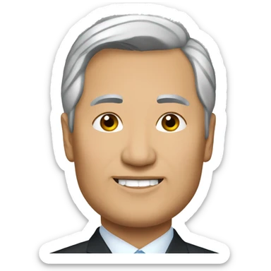 Kazakh president  sticker