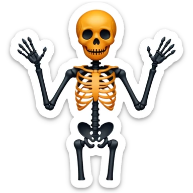 Halloween spooky sticker