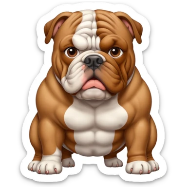 british bull dog  sticker