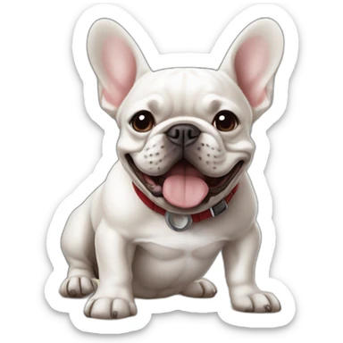 little-happy-French-bulldog-marvel sticker