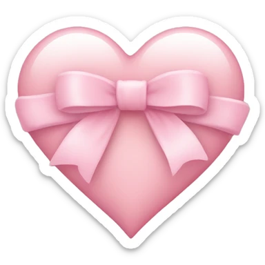 light pink heart with light pink bow add I’m just a girl in italic in the center of the heart  sticker
