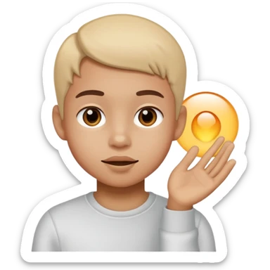 The 6 7 kid doing the 6 7 trend. sticker