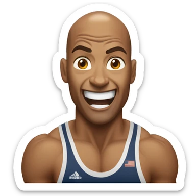 David Goggins screaming "who's gonna carry the boats?" sticker