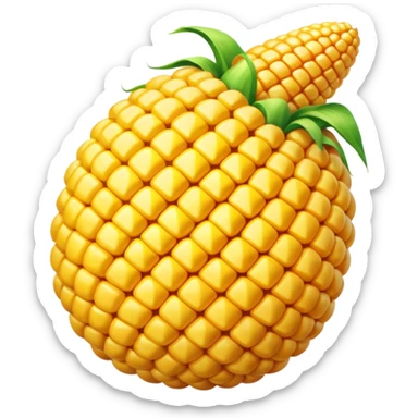 Corn ball sticker