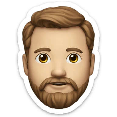 J.D. Vance with beard sticker