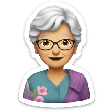 Granny with family sticker