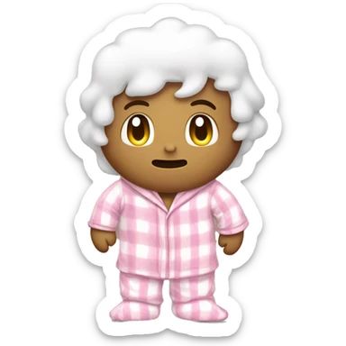 My dear Daniel from Sanrio standing in pajamas sticker