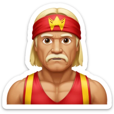 Hulk Hogan sticker