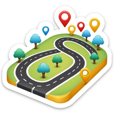 roadmap for business presentation sticker