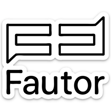 Transform the attached logo image into a minimal icon style emoji with black outlines, no background, and a modern feel. sticker