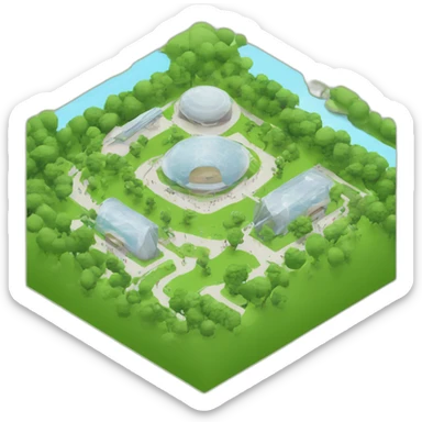 international exhibition about parks sticker