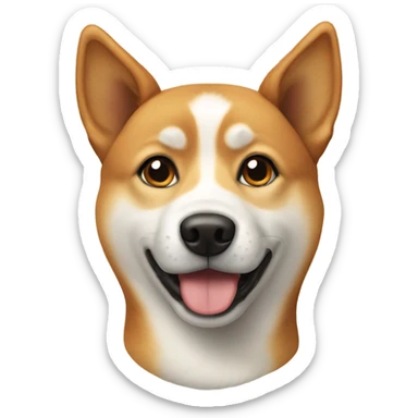 dog siba inu sticker