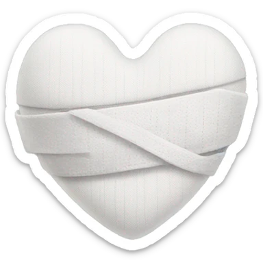 heart in bandages sticker
