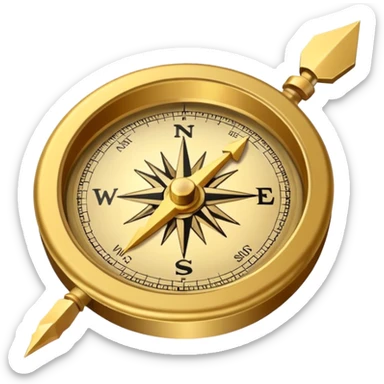 Compass / Direction Arrow (Strategy & Guidance) sticker