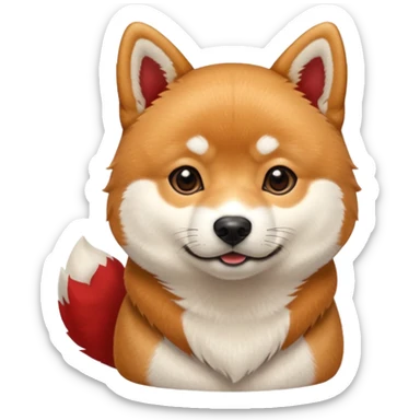 shiba inu le plus beau du monde sticker
