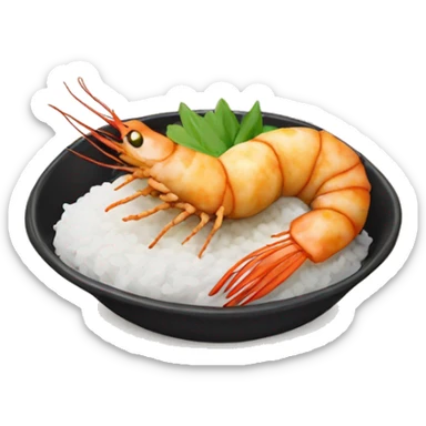 Shrimp tempura  sticker