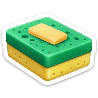 Sabão e bucha da cozinha sticker